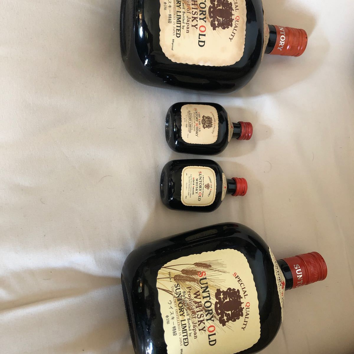 専用ページ1989年特級サントリー オールド 麦穂ラベル& SPECIAL RESERVE WHISKY4本セット&ミニボトル2本
