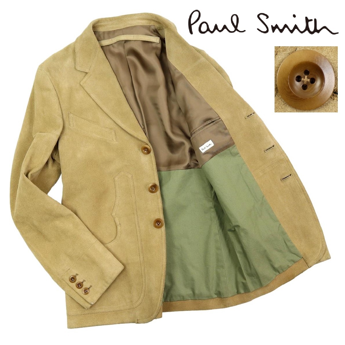 S2167】【美品】【牛革】Paul Smith ポールスミス レザージャケット