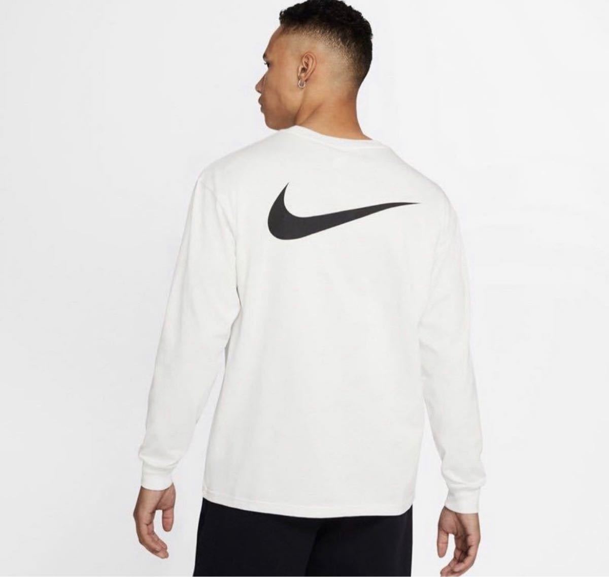 stussy × NIKE コラボ ロンT 白 長袖 ステューシー ナイキ stussy × NIKE コラボ ロンT 白 長袖 ステューシー ナイキ