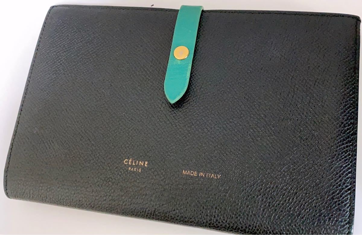 セリーヌ 長財布 バイカラー ラージ マルチファクション 正規品 セリーヌ 長財布 バイカラー ラージ マルチファクション 正規品