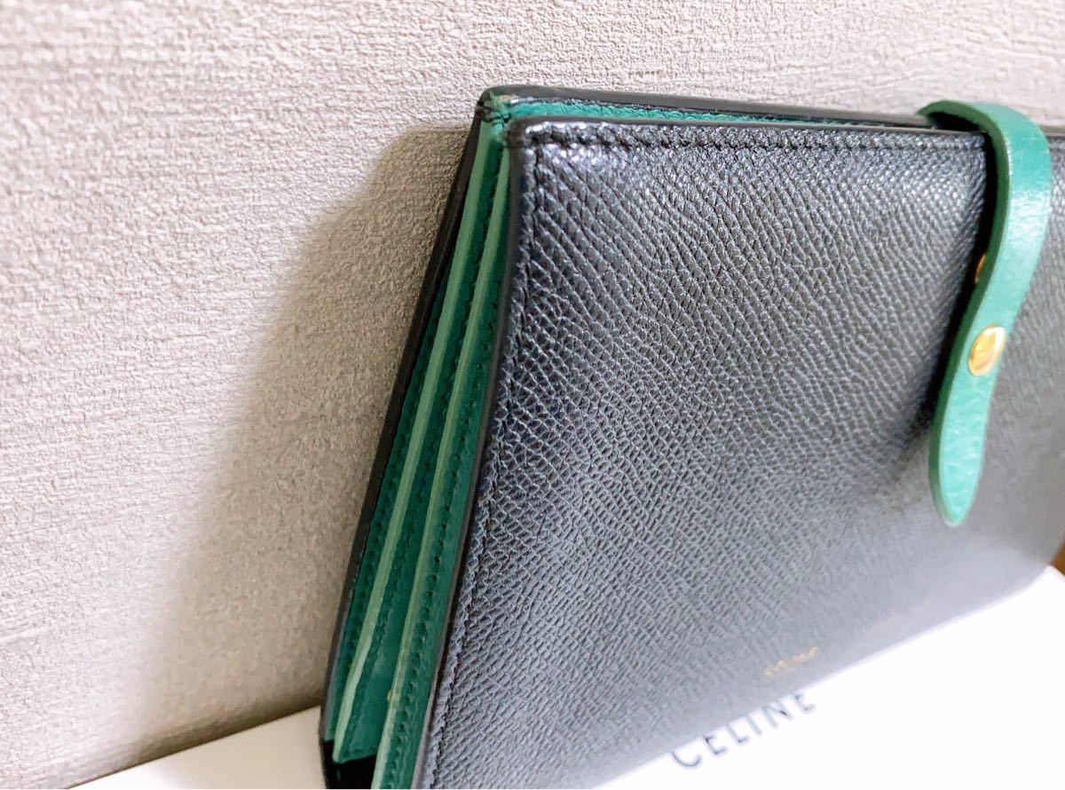 セリーヌ 長財布 バイカラー ラージ マルチファクション 正規品 セリーヌ 長財布 バイカラー ラージ マルチファクション 正規品