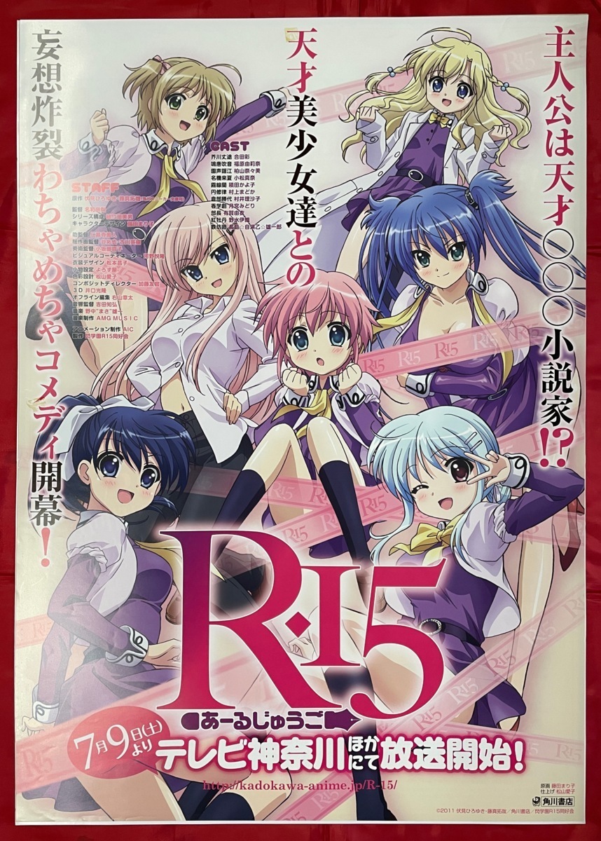 B2サイズポスター R-15 あーるじゅうご 番組宣伝告知用 非売品 B2サイズポスター R-15 あーるじゅうご 番組宣伝告知用 非売品