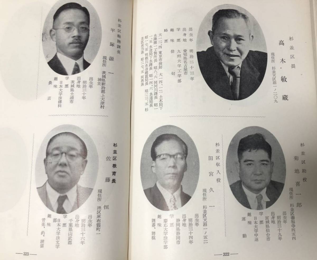 昭30[東京都職員写真名鑑1955年版]都民新聞社 417P