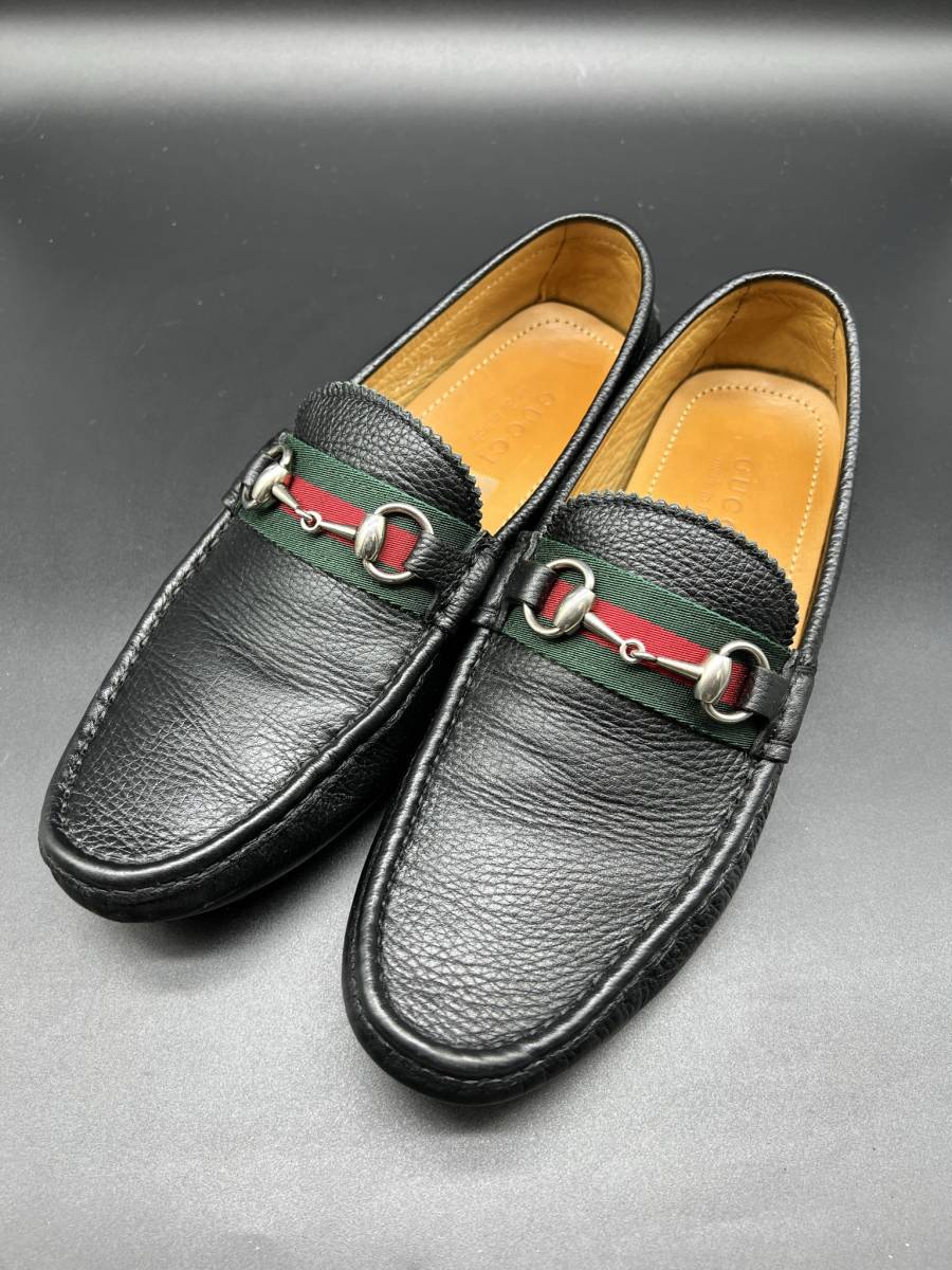 ☆GUCCI レザー ローファー メンズ正規品☆ | www.caravantechs.com