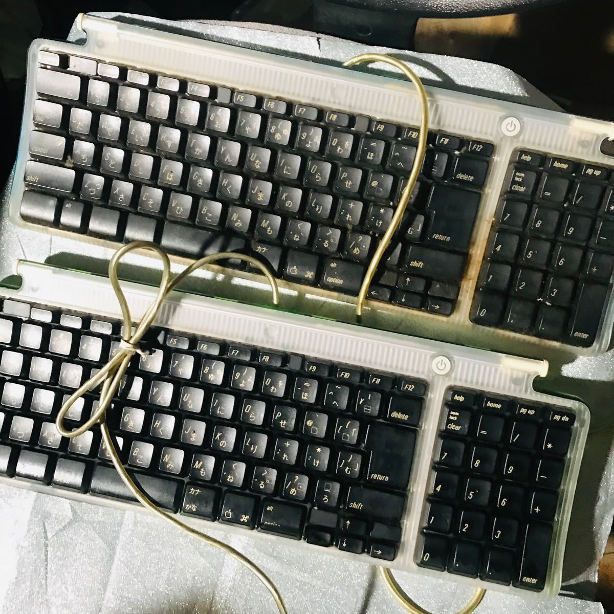 Apple純正 アップル純正 キーボード USB 青 緑 ライトグリーン ブルー M2452 Mac