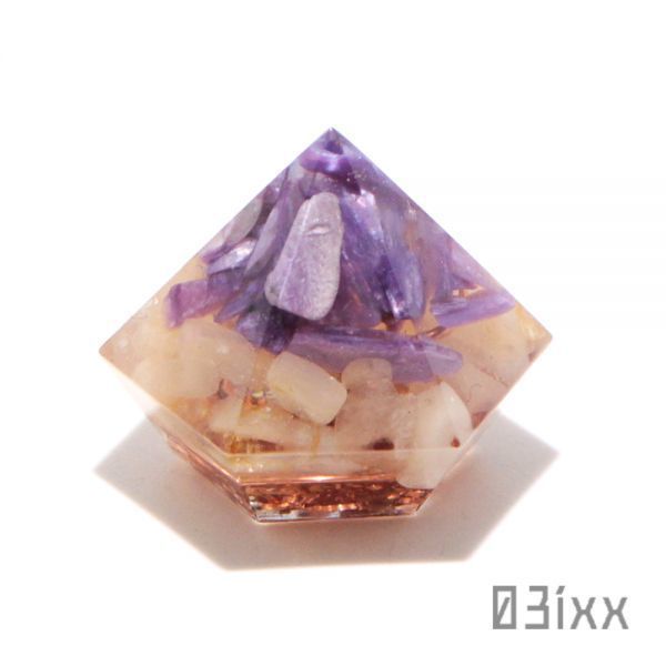 [ free shipping * prompt decision ]orugo Night diamond type pedestal none tea lower itoalago Night two-tone healing natural stone interior amulet 