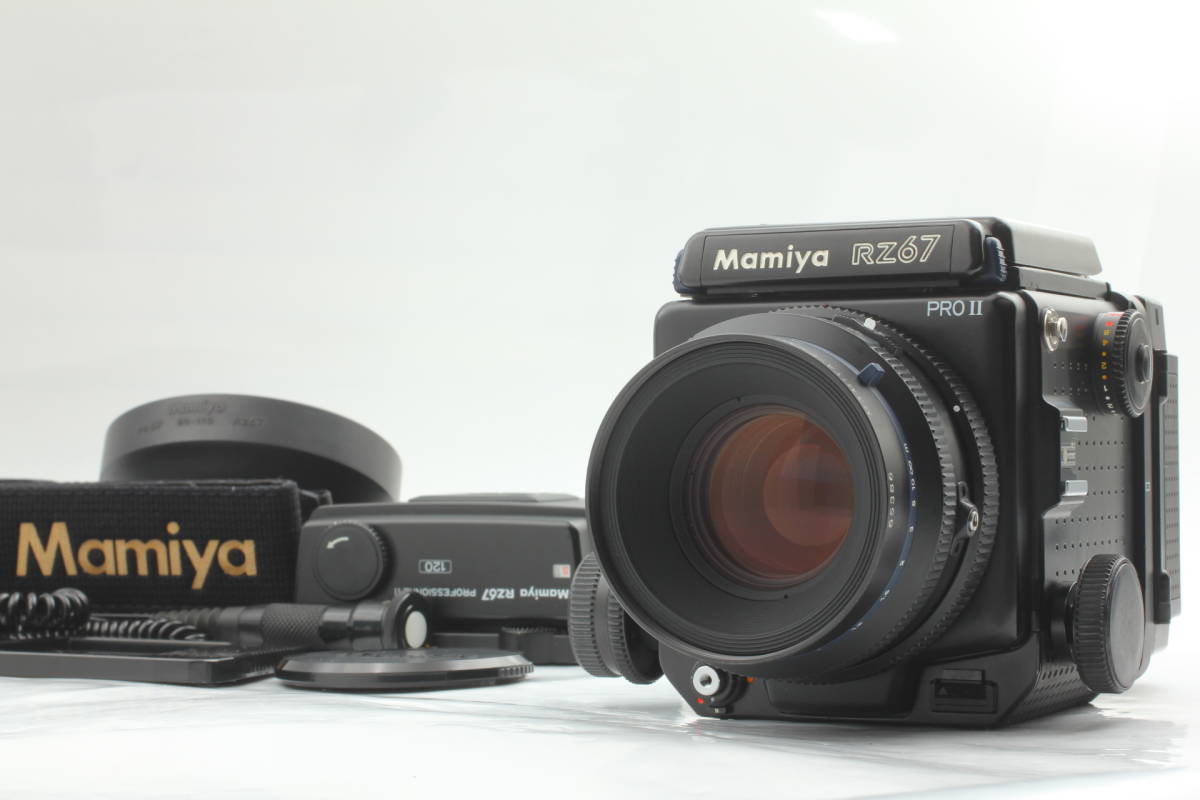【美品】Mamiya RZ67 Pro II Camera Sekor Z 110mm F2.8 W 120 Film Back マミヤ NHAF1085-819@qn 大判、中判カメラ用
