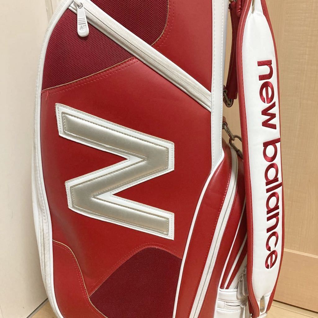 1円~☆美品☆ニューバランス☆キャディバッグ☆ゴルフ☆NEW BALANCE