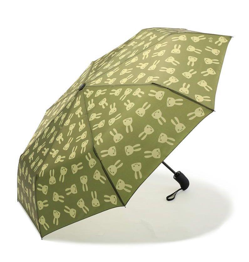 最安値で  CUNE　キューン　折りたたみ傘　オリーブ　ワンタッチ　新品未使用 折りたたみ傘