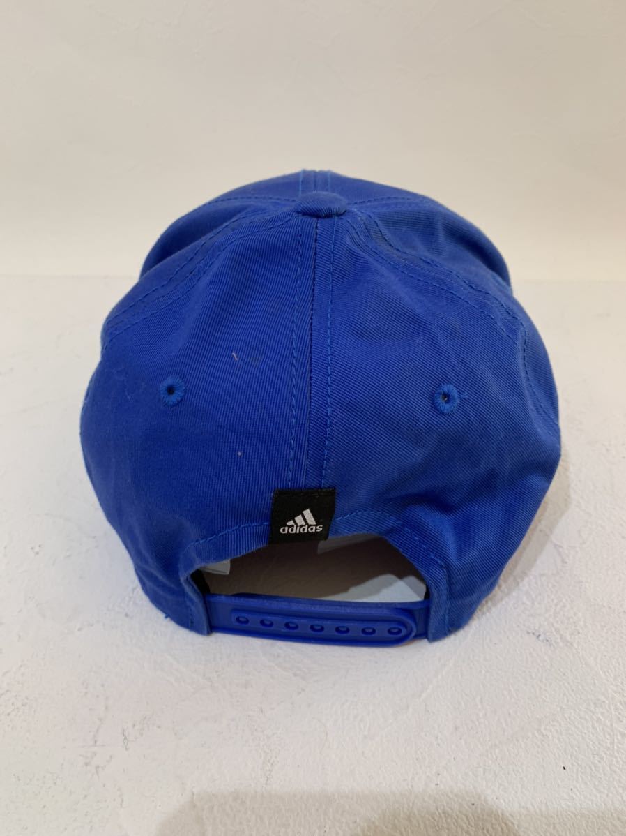 【人気】adidas/アディダス 　キャップ　ビッグロゴ　　フリーサイズ　青／ブルー　オシャレ　　　H431_画像3