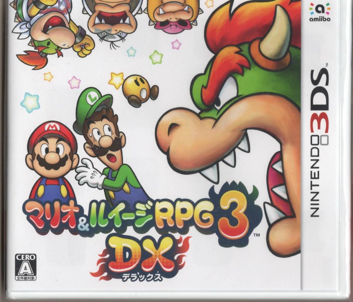 3DS マリオ&ルイージRPG1 DX・3 DX・4(3DS版新品3本)+DS版マリオ&ルイージRPG2(DS版中古1本)_画像3
