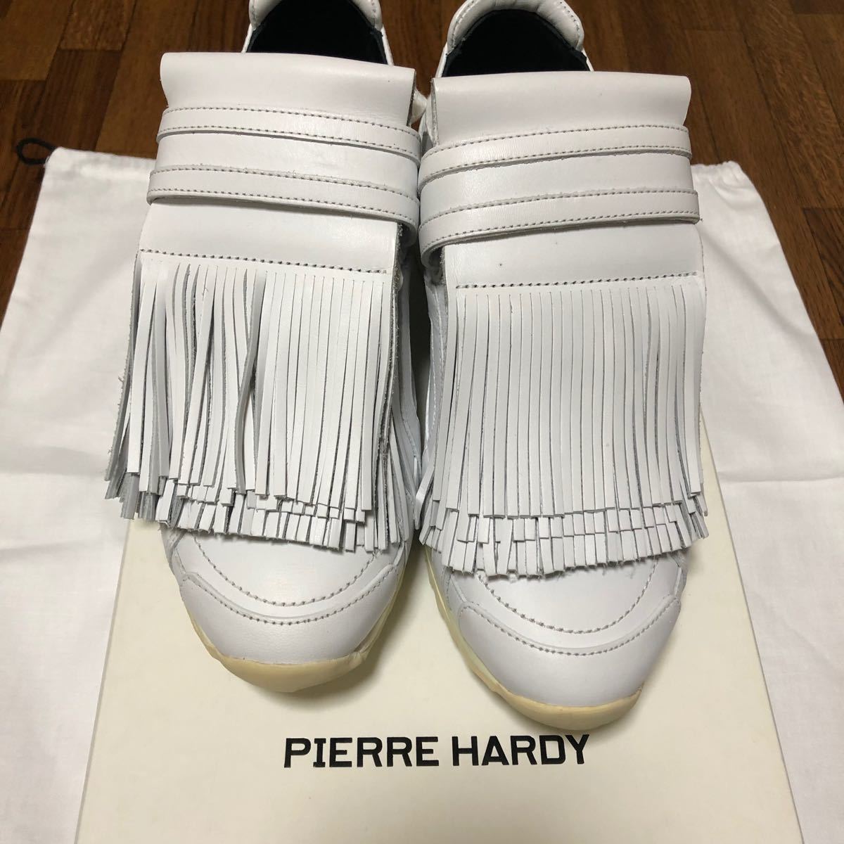 PIERRE HARDY ホワイトスニーカー 37 | contifarma.pe