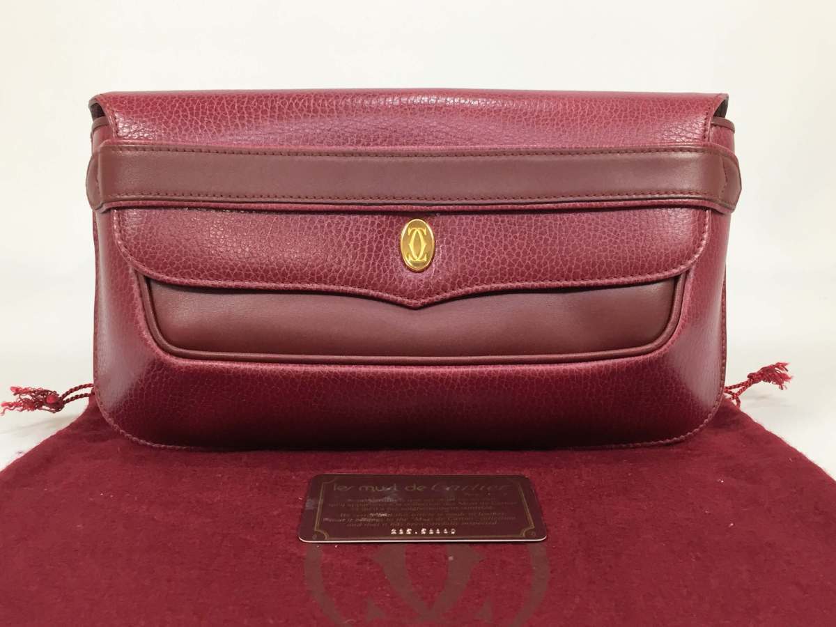 送料無料 【極美品 使用わずか】 Cartier カルティエ クラッチバッグ