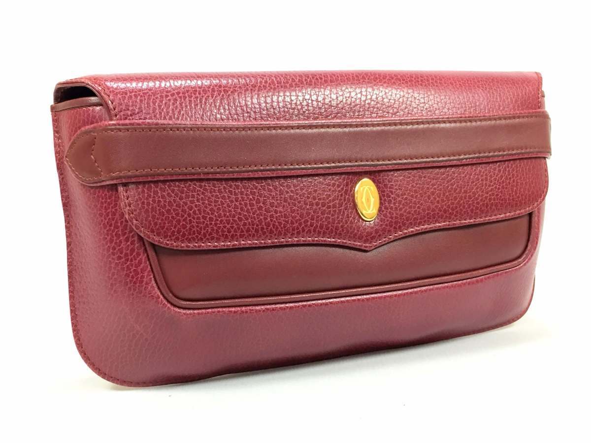 送料無料 【極美品 使用わずか】 Cartier カルティエ クラッチバッグ