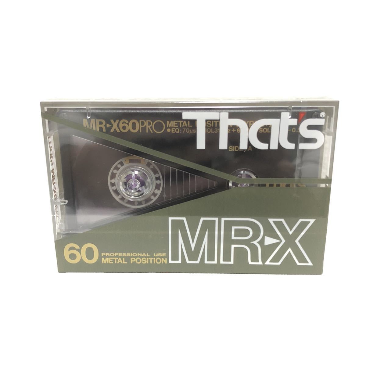 超レア 新品未使用未開封 太陽誘電 That's MR-X60PRO メタルテープ 高