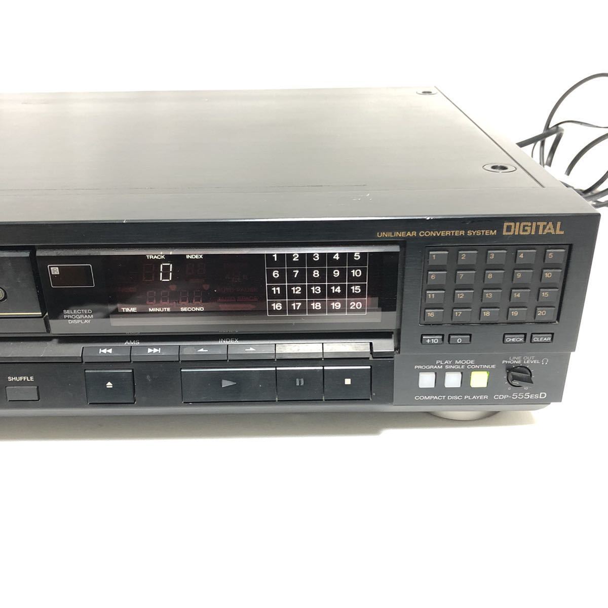 リモコン☆取説付き】SONY ソニー 名機. CDプレーヤー CDP-555ESD CD