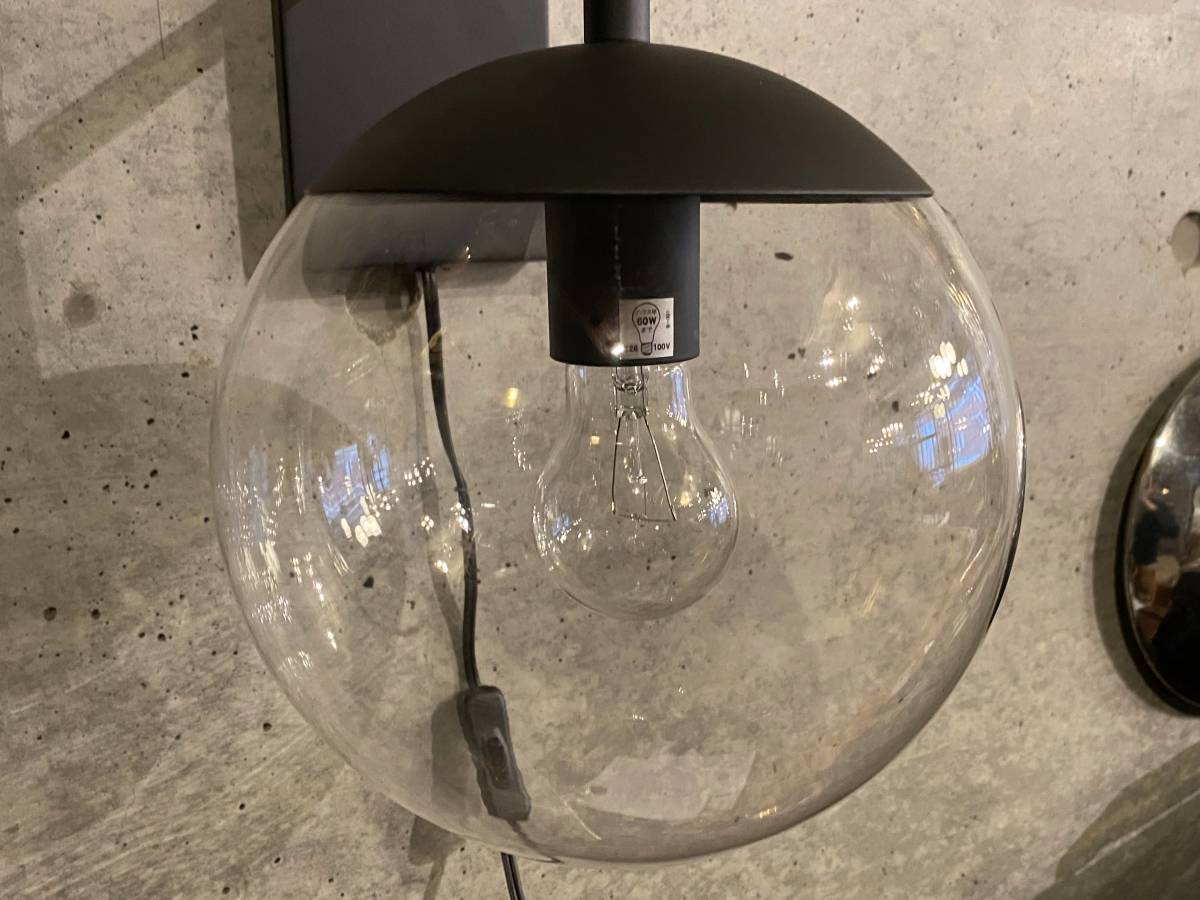 Bliss-wall-lamp(検,midcentury,ミッドセンチュリー,イームズ,ビンテージ,50's,60's,スペースエイジ,ガラスボールランプ,ブラケットライト