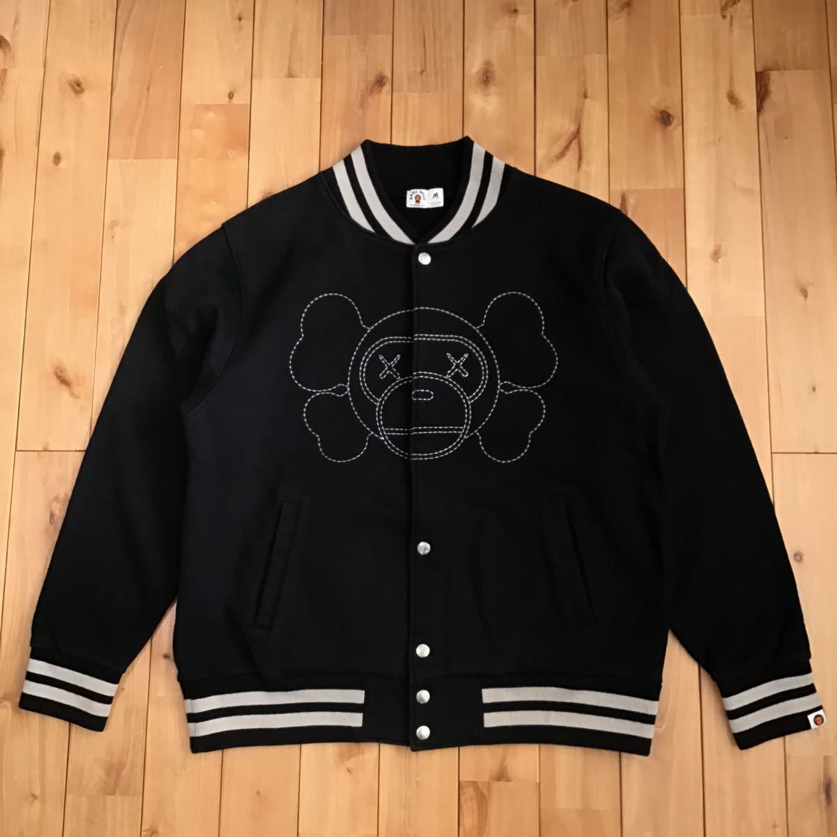 激レア A BATHING APE BAPE BASEBALL JACKET