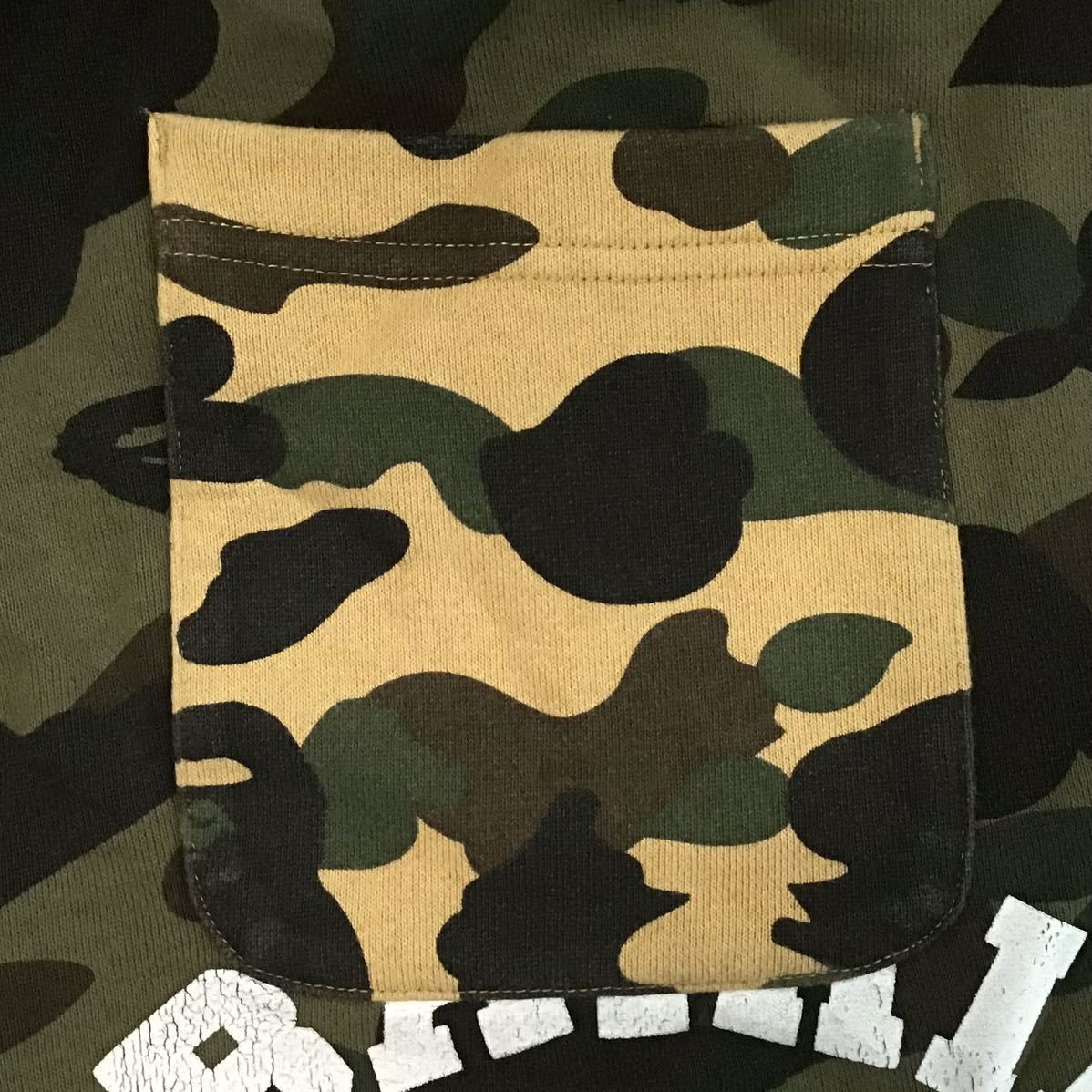 Mix camo カレッジロゴ スウェット ハーフパンツ Lサイズ a bathing
