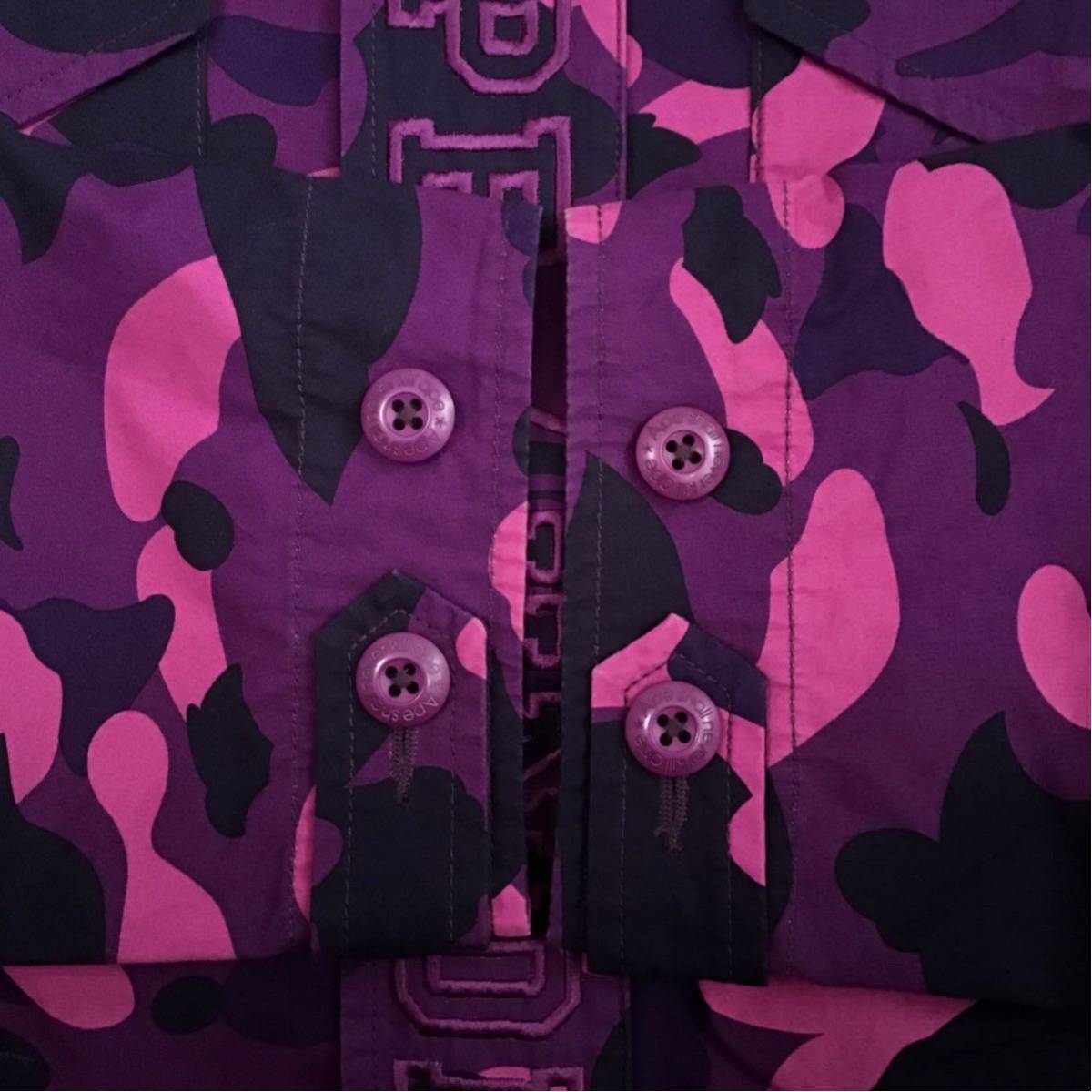 undefeated × BAPE M65 military jacket Lサイズ purple camo a bathing ape BAPE エイプ ベイプ アベイシングエイプ ジャケット 迷彩 b53_画像4