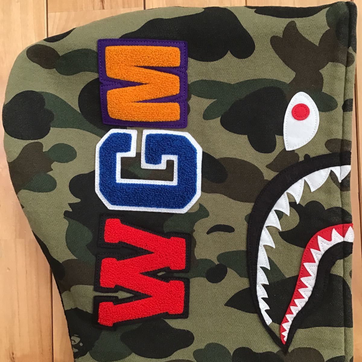 ★激レア★ Wiz Khalifa × BAPE シャーク パーカー Sサイズ shark full zip hoodie a bathing ape エイプ ベイプ 1st camo 迷彩 p14_画像5