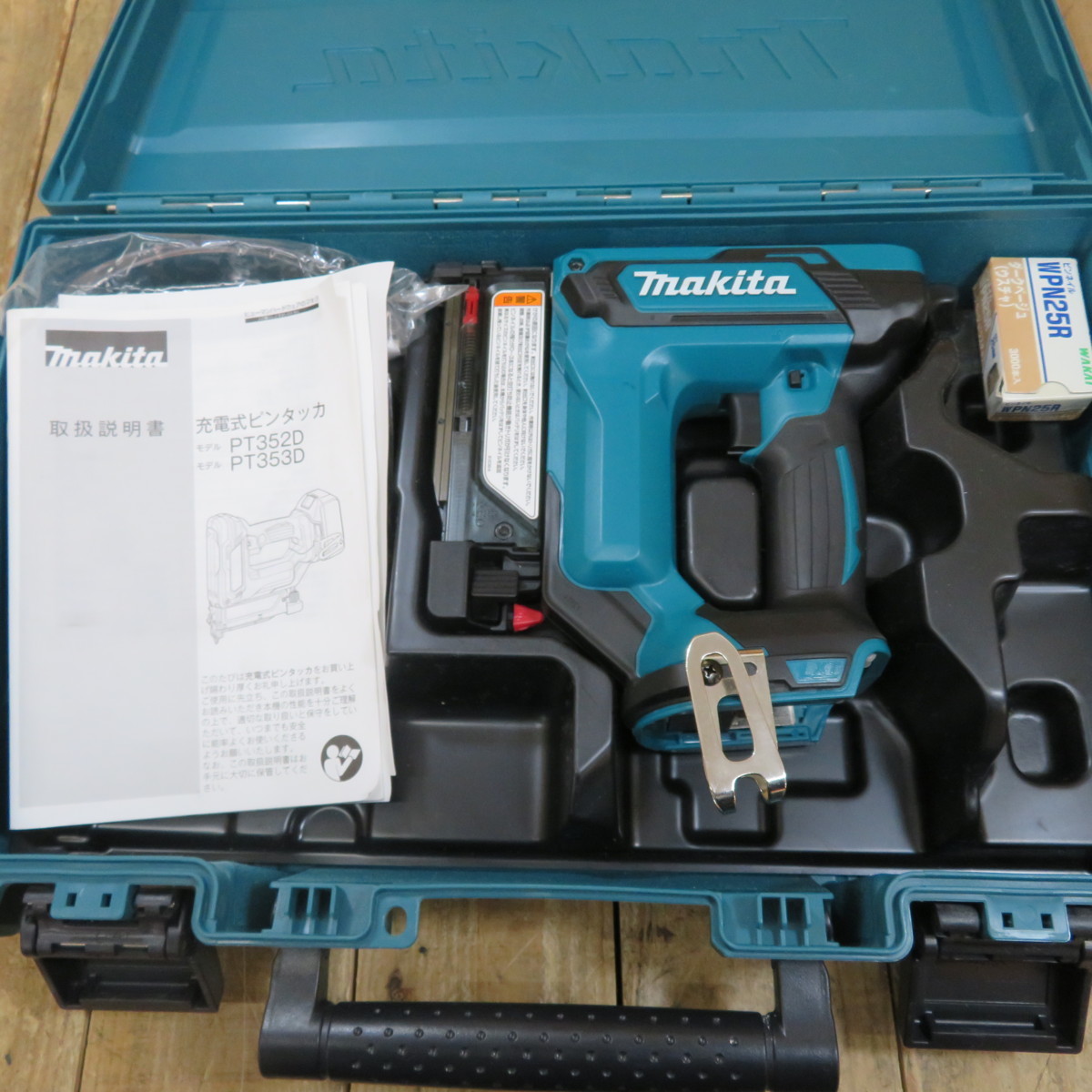 美品】 マキタ makita 18V 充電式ピンタッカ PT353DZK 18V 本体