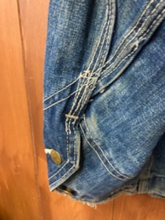 Lee комбинезон MADE IN USA Lee / Vintage Vintage 50s комбинезон Work жакет Denim G Jean LIVES Levi's BIGMAC