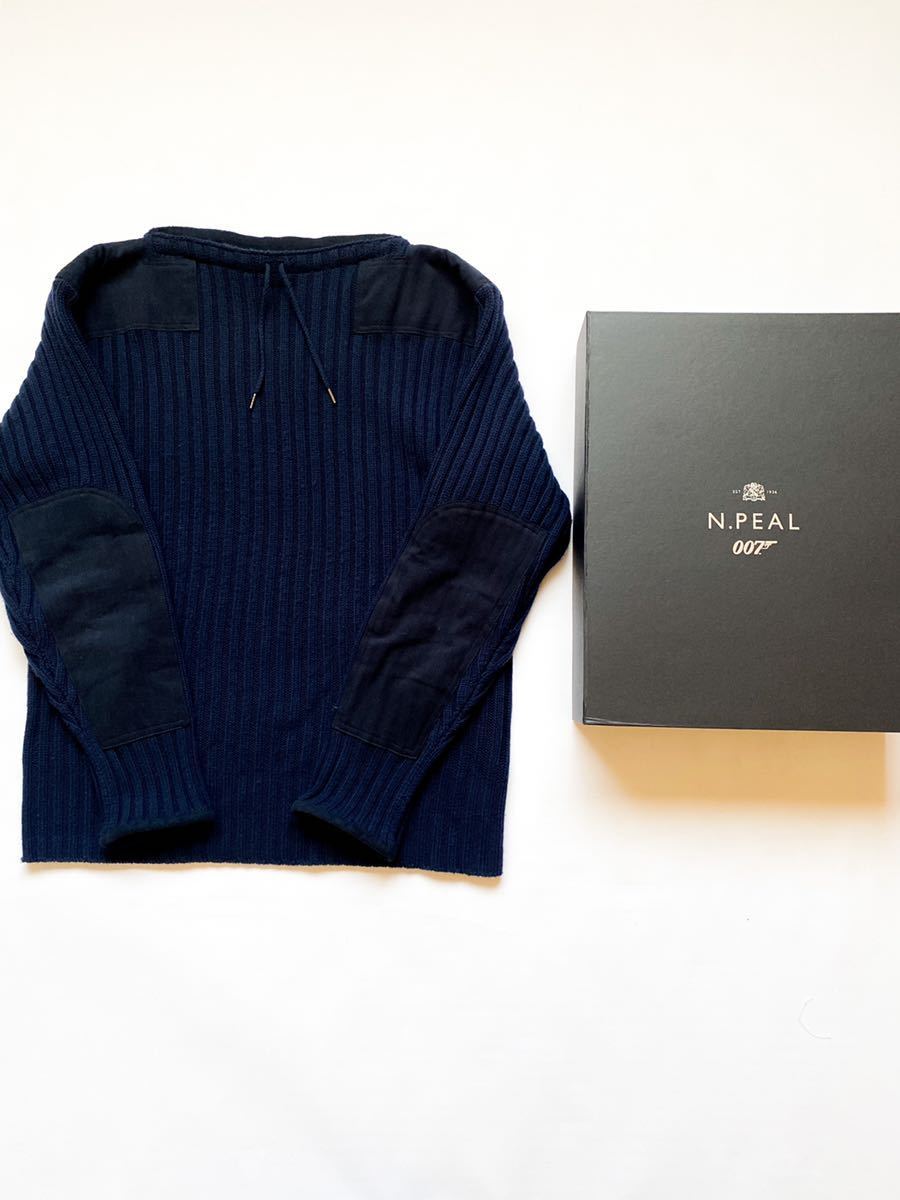 N.peal 007 NO TIME TO DIE カシミヤ コマンドセーター ニット 21AW
