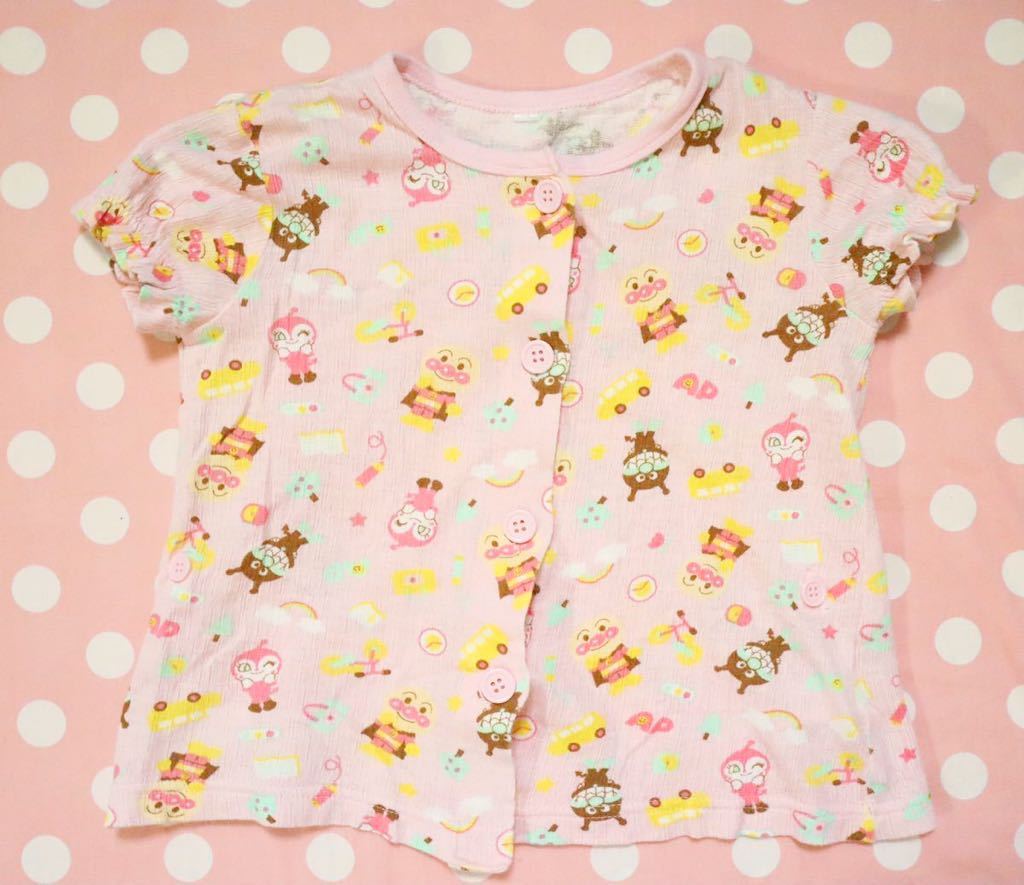  лето предмет герой пижама 90 размер детская пижама короткий рукав пижама Kitty Chan рисунок пижама салон одежда девочка пижама Anpanman рисунок 