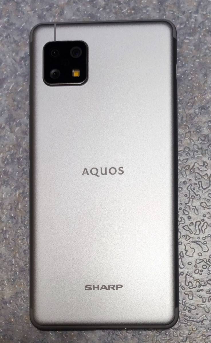 ☆新品同様品☆ AQUOS sense4 SH-M15 黒 SIMフリー スマホ シャープ