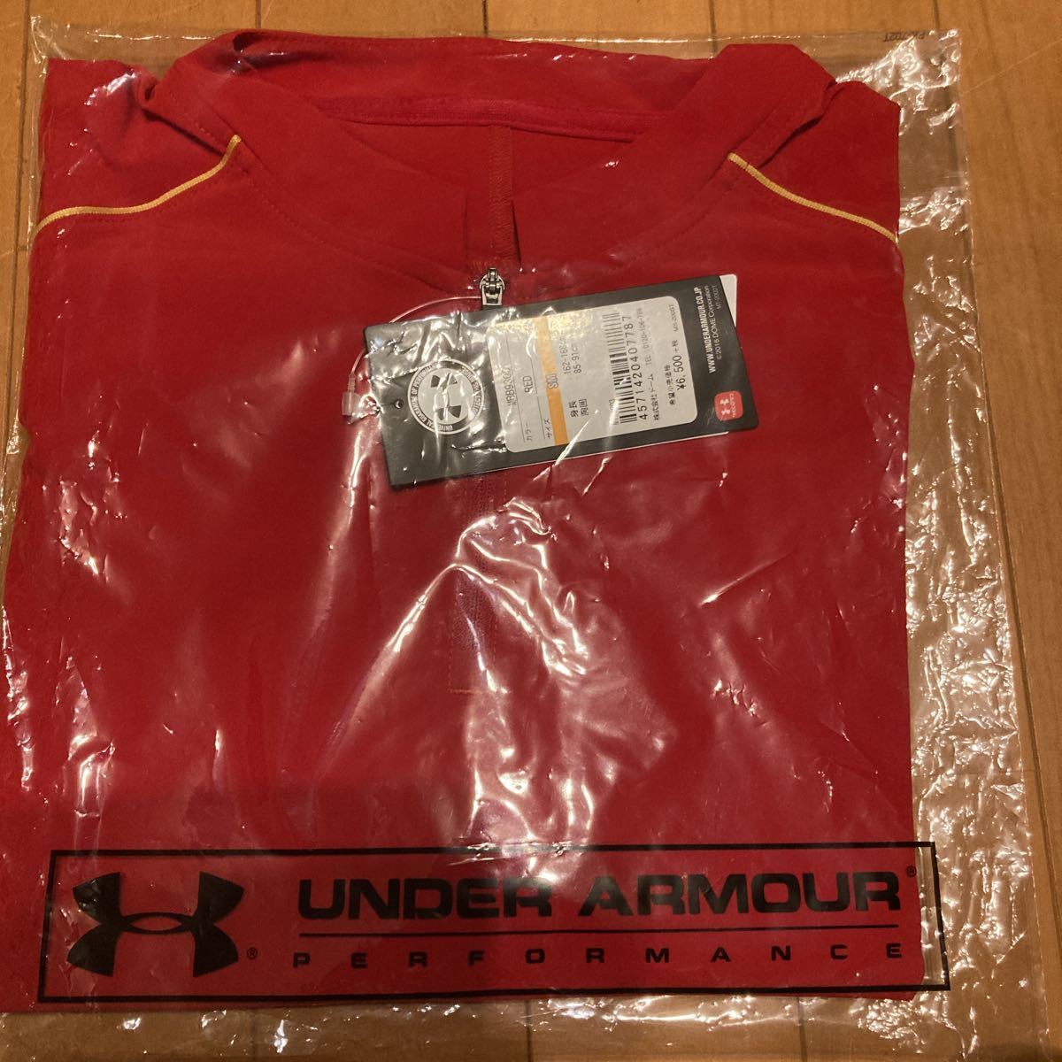* Under Armor *S размер бейсбол UA CTG клетка жакет MBB9303 нагрев механизм Baseball жакет рубашка обычная цена 7150 иен красный красный 