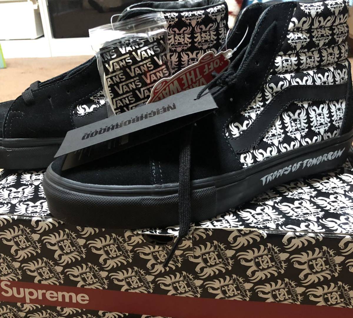 SUPREME×NEIGHBORHOOD×VANS コラボ SK-8 HI 28 シュプリーム