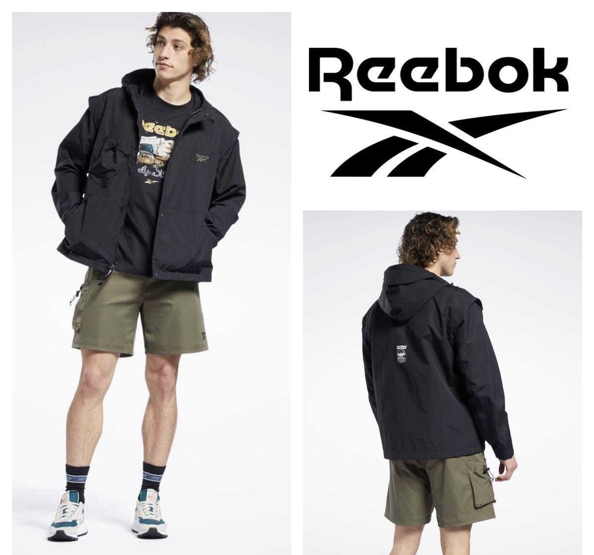 新品 定価13200円 Lサイズ リーボック Reebok クラシックス キャンピング ジャケット Classics Camping Jacket ブラックの画像1