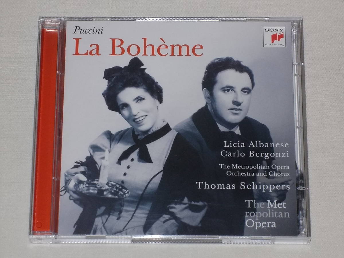 THOMAS SCHIPPERS/CD2枚組 PUCCINI: LA BOHEME/シッパーズ プッチーニ：ラ・ボエーム アルバネーゼLicia Albanese ベルゴンツィBergonzi_画像1