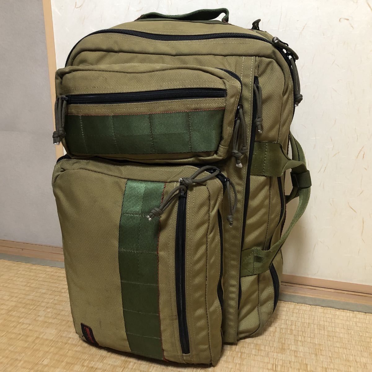 BRIEFING ブリーフィング キャリーバッグ T-1 カーキ Yahoo!オークション - 廃盤 希少色 BRIEFING T-1 キャリーバッグ