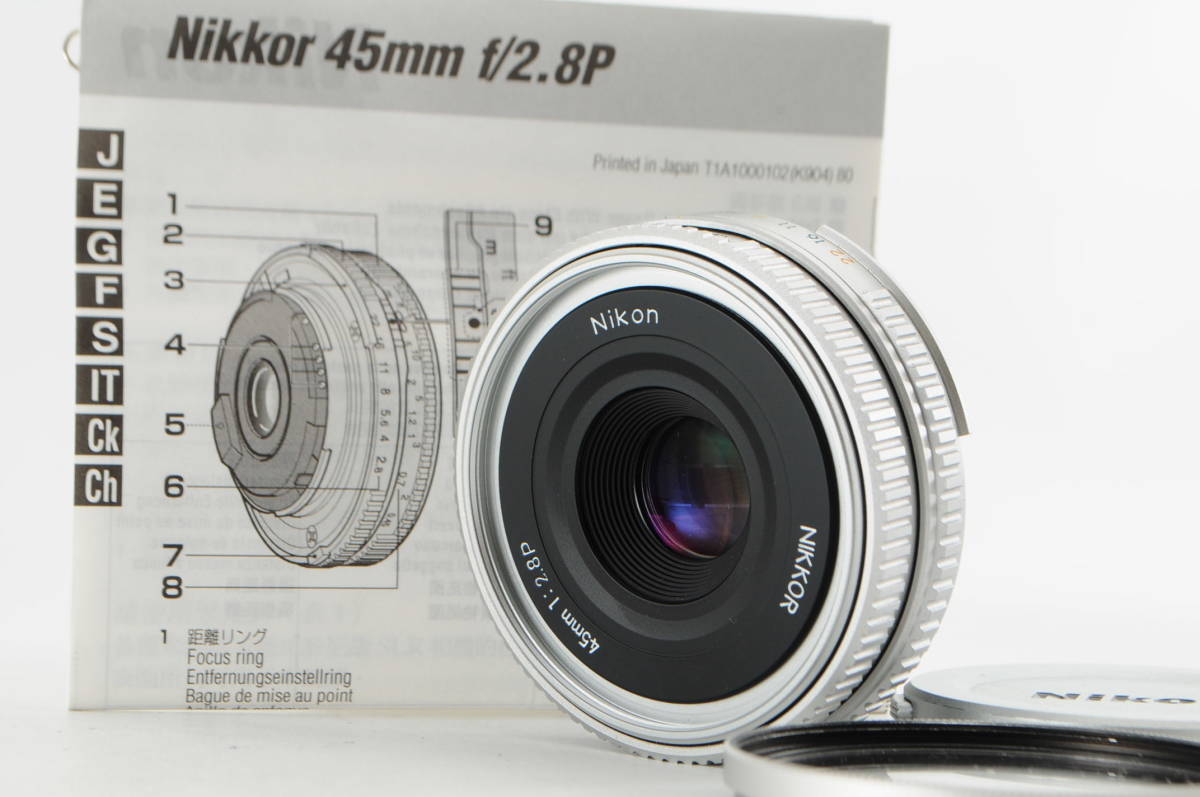 着後レビューで 美品 Nikon Ai-s Nikkor 45mm f 2.8 P レンズ asakusa 