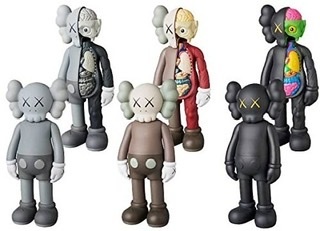 安心発送】 新品未開封品 本物 KAWS 6体セット 人体模型&コンパニオン