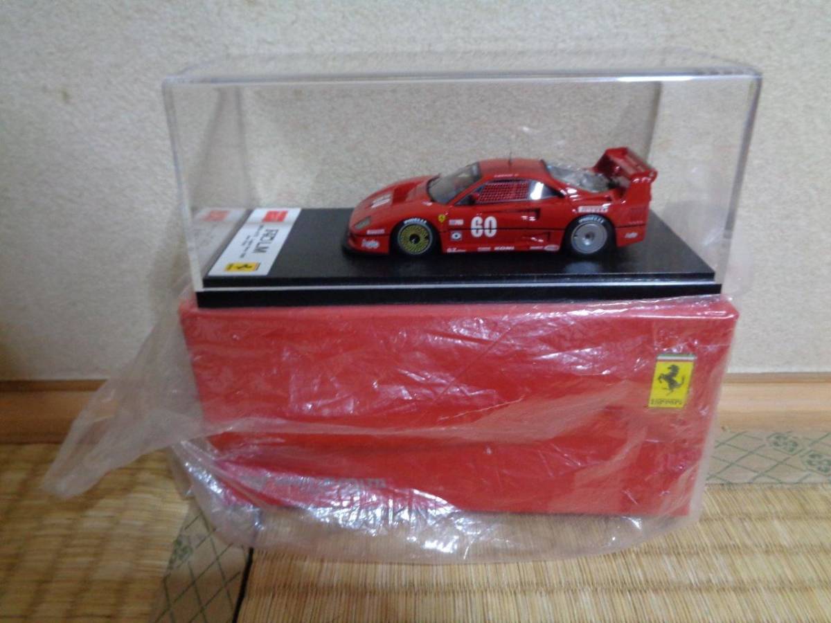 1円~ レア 1/43 メイクアップ アイドロン フェラーリ F40 Make Up EIDOLON Ferrari F40 LM IMSA GTO Lagna Seca 1989 No.60 ジャン アレジ