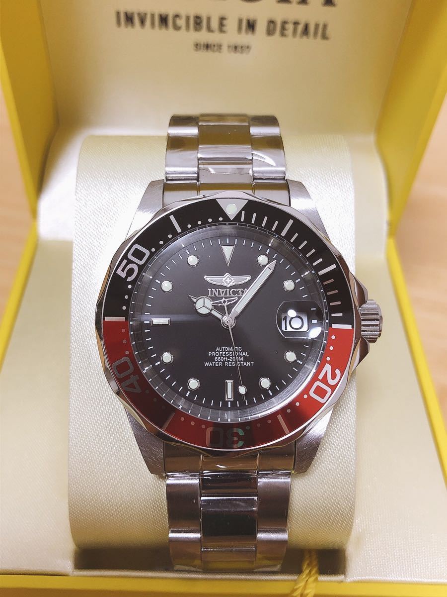 独特の素材 レア 新品 invicta インビクタ 裏スケルトン プロダイバー