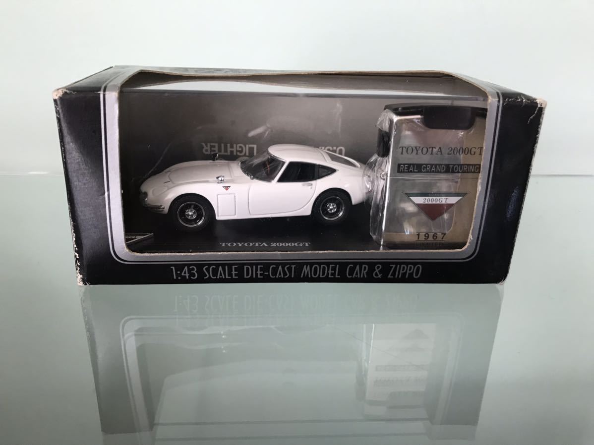 送料無料 1/43 トヨタ 2000GT ミニカー ジッポライター ZIPPO LIGHTER
