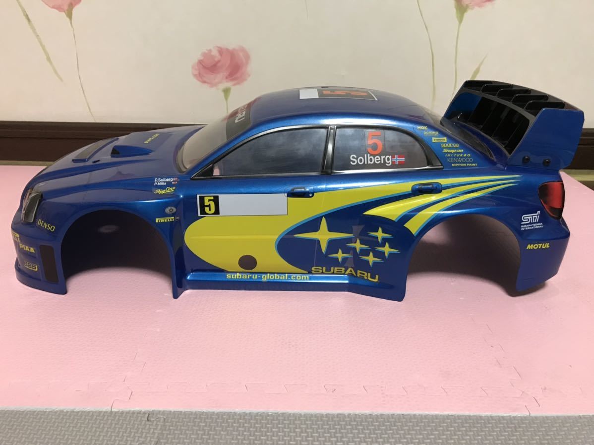 送料無料　1/8 スバル　インプレッサ　STI WRX ラリーカー　ラジコン　ボディ　京商　KYOSHO SUBARU IMPREZA インファーノ INFERNO