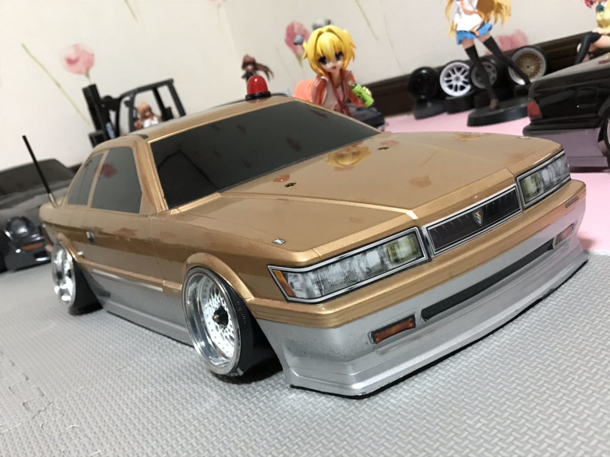 送料無料　1/10 日産　レパード　F31　覆面パトカー　ラジコン　ボディ　ABC HOBBY NISSAN LEOPARD ドリフト 旧車