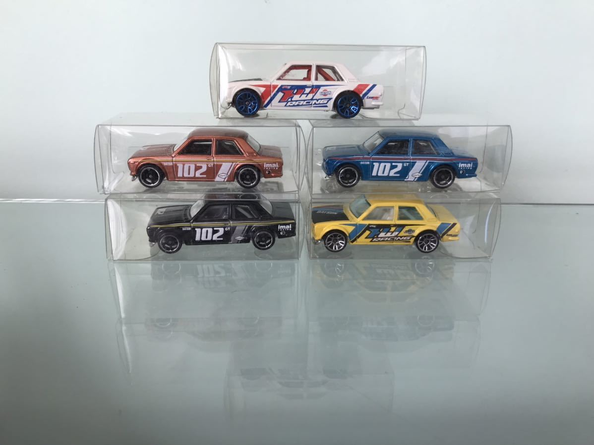 送料無料 ホットウィール ダットサン ブルーバード 510 ミニカー
