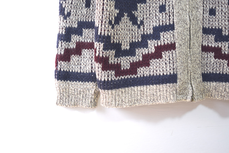 USA製 Winona knits ショールカラー ネイティブ フルジップ セーター