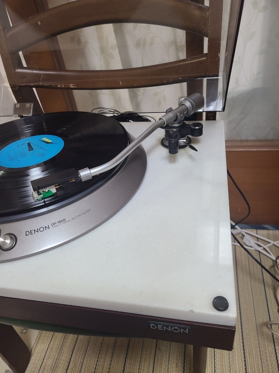 希少!レストア天然大理石カートリッジ&針新品DENONレコードプレーヤー