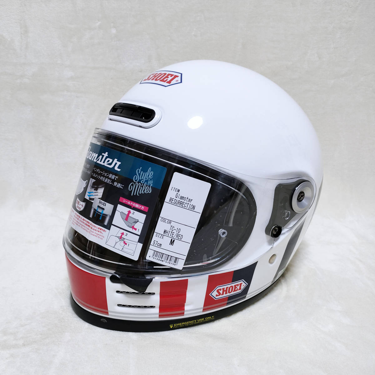 SHOEI GLAMSTER ビバーク TC-9 Lサイズ 新品 グラムスター ヘルメット