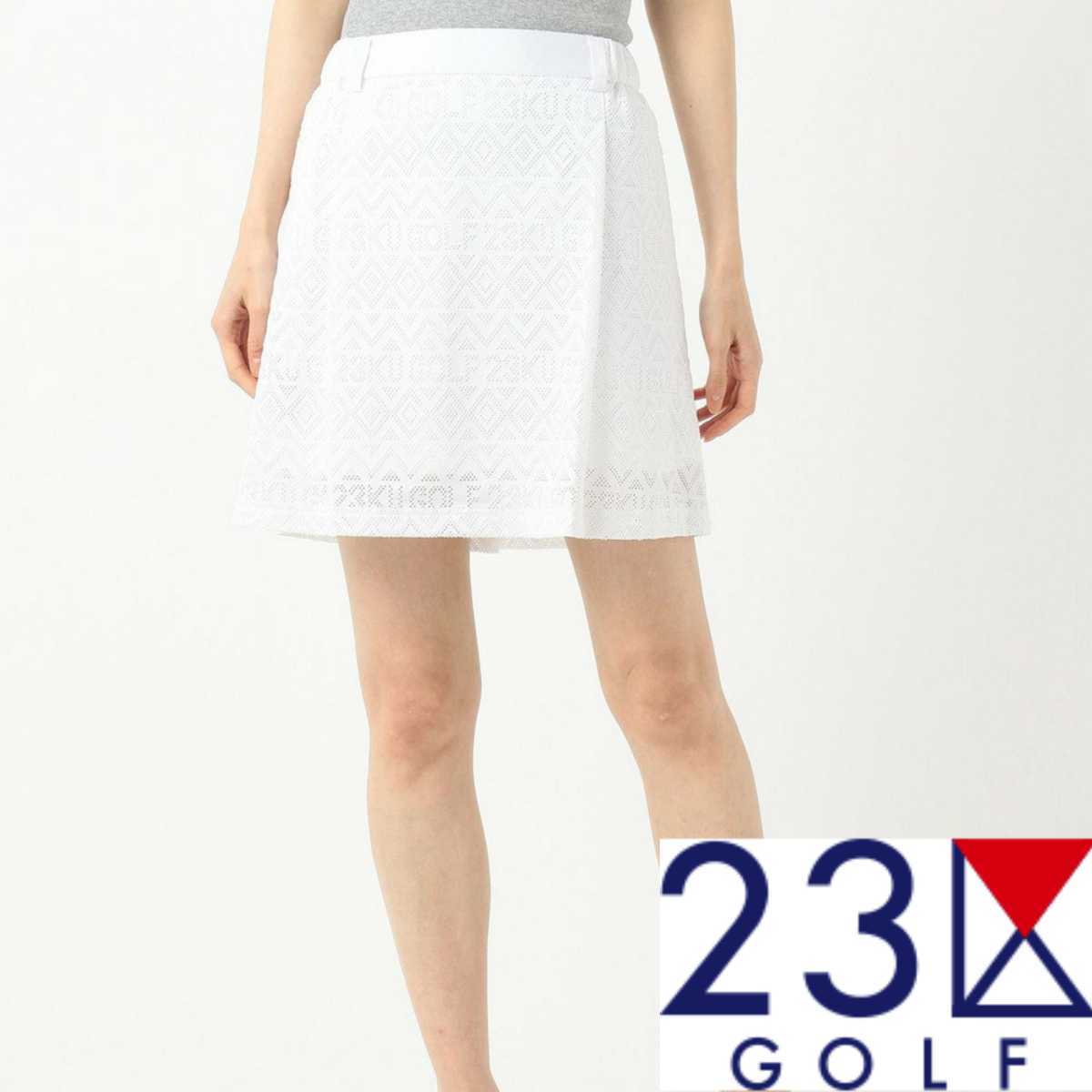 2022春大特価セール! 【新品タグ付き】23区ゴルフ ロゴメッシュ