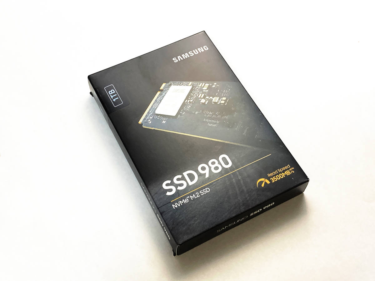 SAMSUNG M.2 NVMe SSD 980 1TB 【未開封新品：送料無料】（管理No.02 