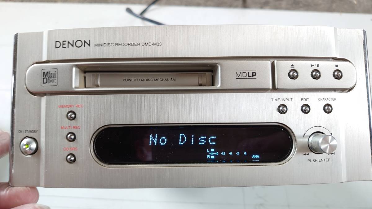 DENON デノン MDデッキ DMD-M33-