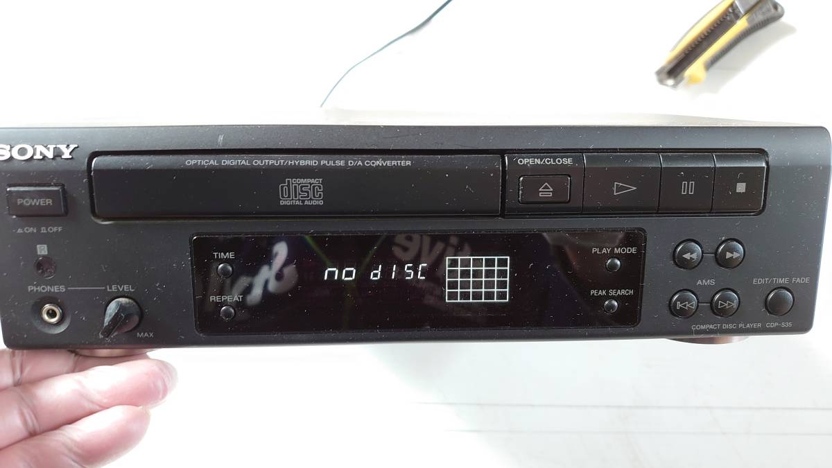 SONY CDプレイヤー CDP-S35 リモコン RM-D320 ソニー テレビ